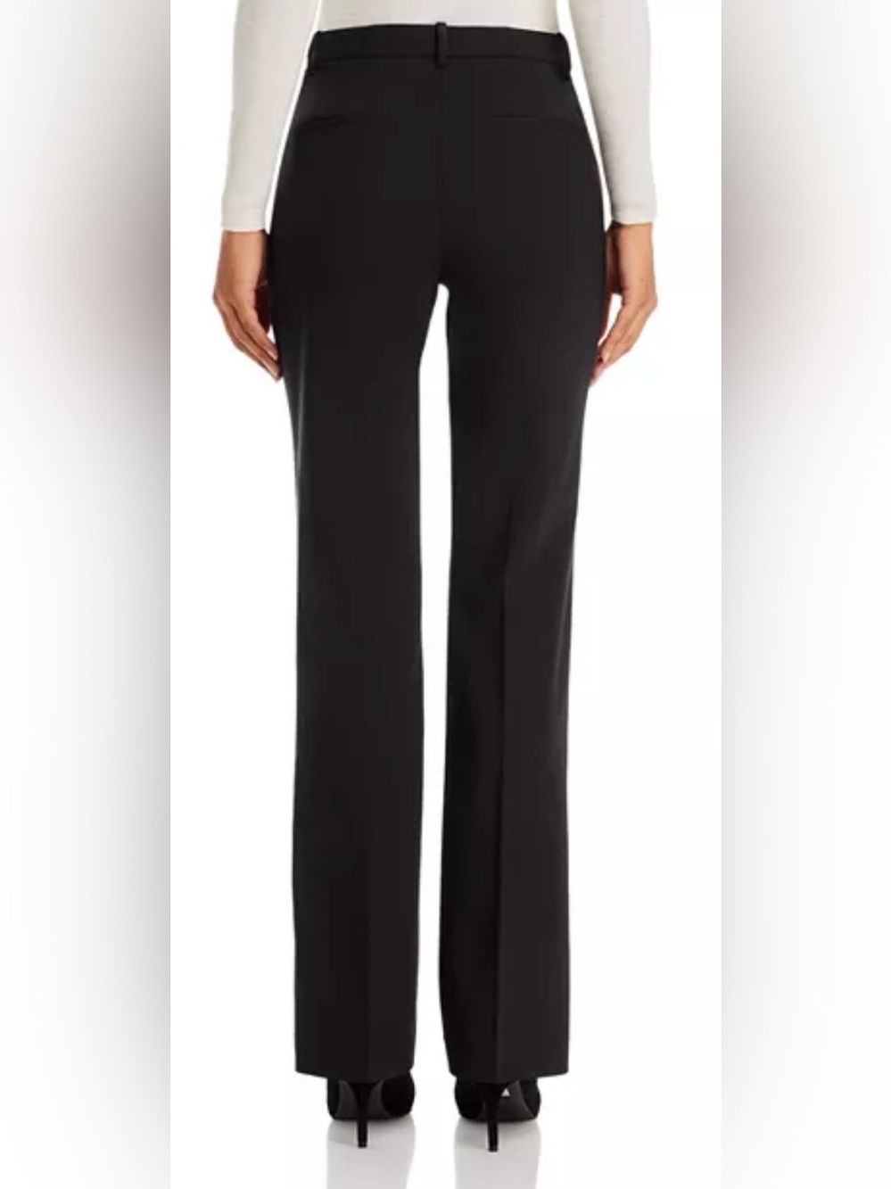 Theory Julianne Women’s Black Flared Dress Pants - Picture 3 of 9